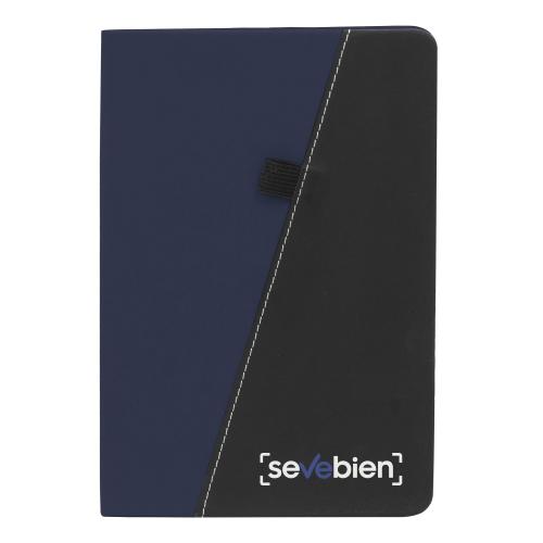 libreta tapa dura bicolor personalizada con logo por mayor para empresas argentina - t810