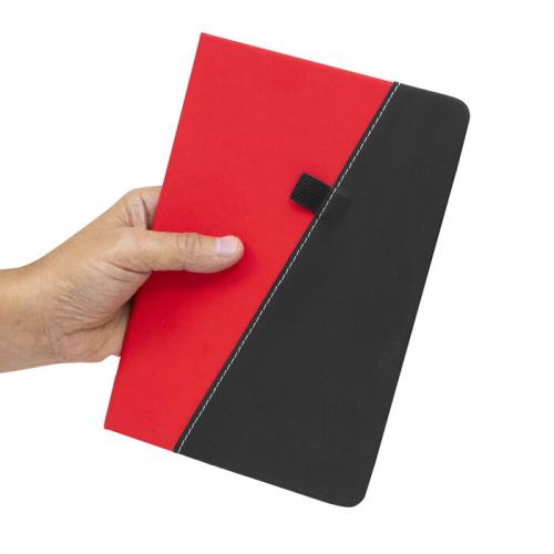libreta tapa dura bicolor personalizada con logo por mayor para empresas argentina - t810