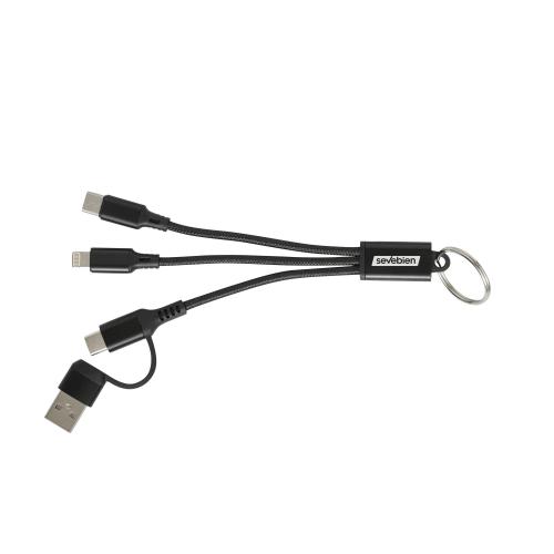 cable de carga con llavero personalizado con logo para empresas_ regalo mayorista argentina