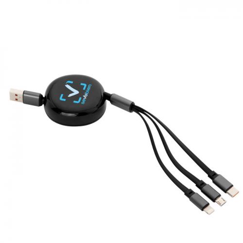 Cable de carga retráctil