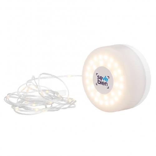 guirnalda de luces led recargable personalizada con logo por mayor para empresas - ec790