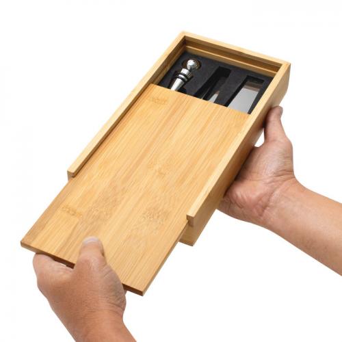 Set de Vino con Tabla para Quesos