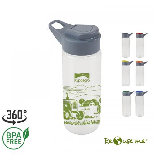 botella transparente pet personalizada con logo por mayor para empresas - fizzy