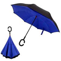 paraguas invertido con logo personalizado por mayor