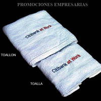 juego de toalla y toallon con logo bordado por mayor precios