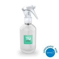 spray sanitizante con gatillo personalizado con logo